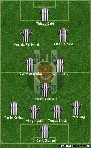 Besiktas JK Formation 2011