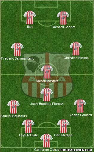 Athletic Club Ajaccien Football Formation 2011