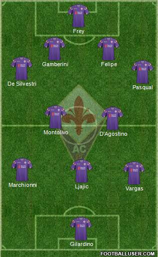 Fiorentina Formation 2011