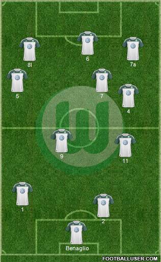 VfL Wolfsburg Formation 2011
