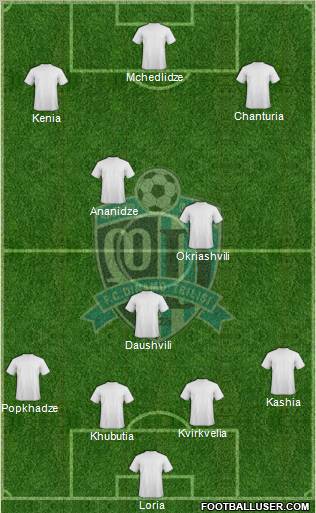Dinamo Tbilisi Formation 2011
