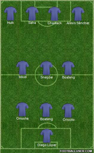 Pro Evolution Soccer Team Formation 2011