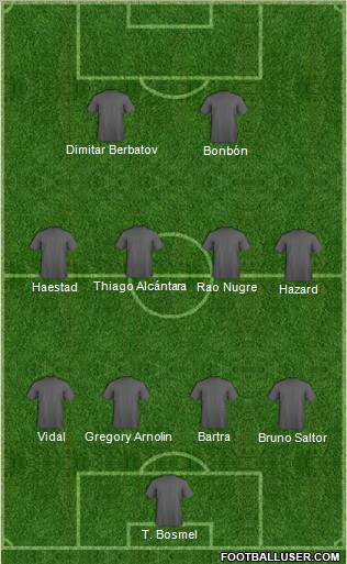 Pro Evolution Soccer Team Formation 2011