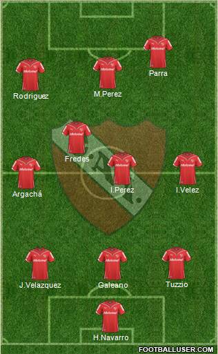 Independiente Formation 2011