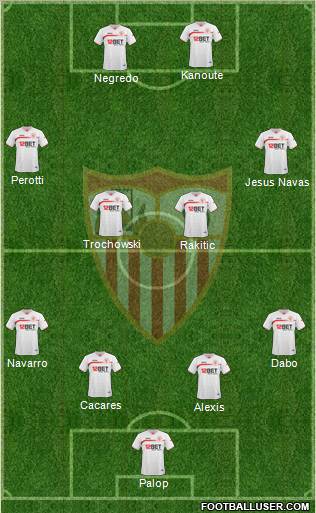 Sevilla F.C., S.A.D. Formation 2011
