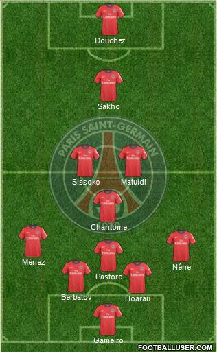 Paris Saint-Germain Formation 2011