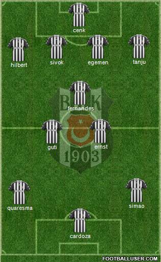 Besiktas JK Formation 2011