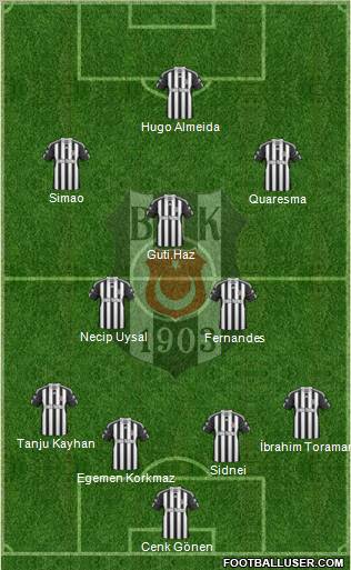 Besiktas JK Formation 2011