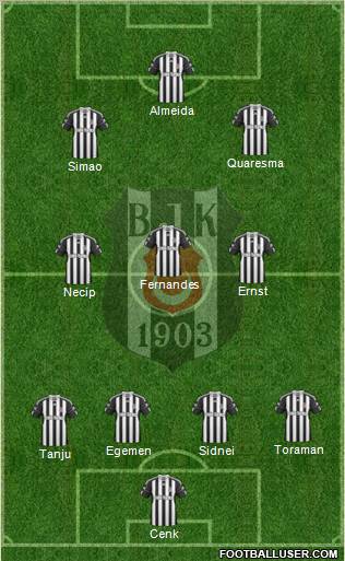 Besiktas JK Formation 2011