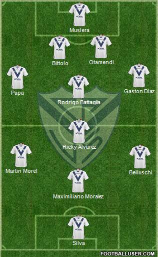 Vélez Sarsfield Formation 2011
