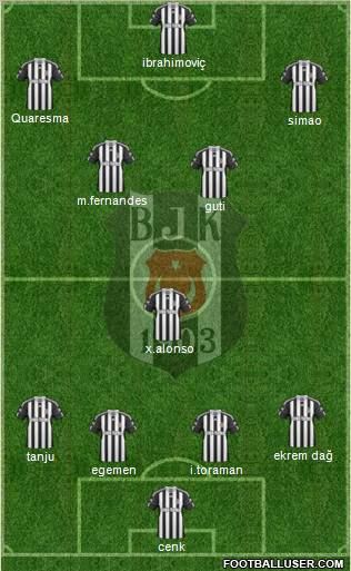 Besiktas JK Formation 2011