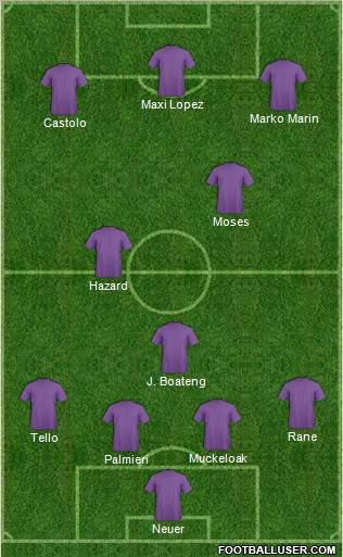 Pro Evolution Soccer Team Formation 2011