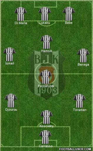 Besiktas JK Formation 2011