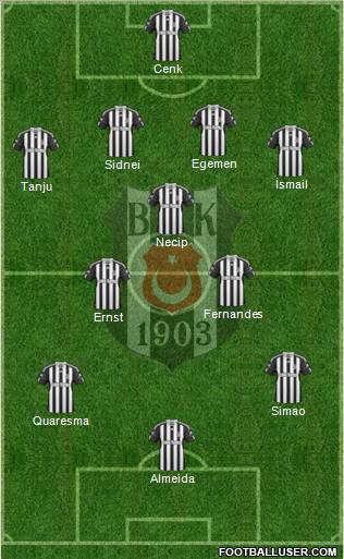 Besiktas JK Formation 2011
