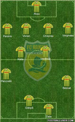 FC Nantes Formation 2011