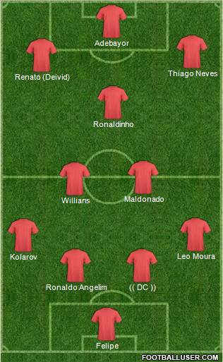 AA Flamengo Formation 2011