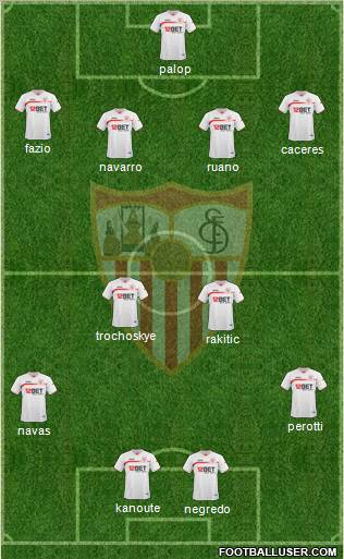 Sevilla F.C., S.A.D. Formation 2011