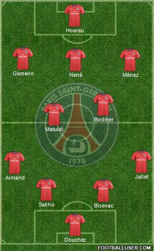 Paris Saint-Germain Formation 2011