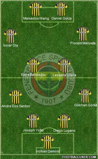 Fenerbahçe SK Formation 2011