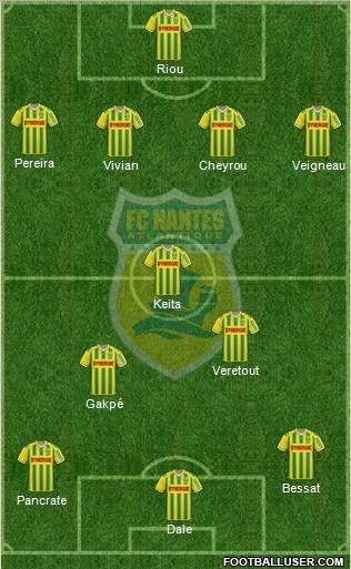 FC Nantes Formation 2011