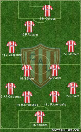 Unión de Santa Fe Formation 2011