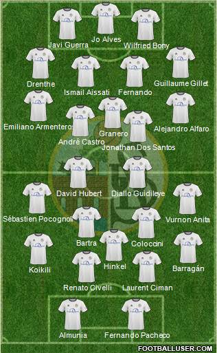 U.D. Salamanca S.A.D. Formation 2011