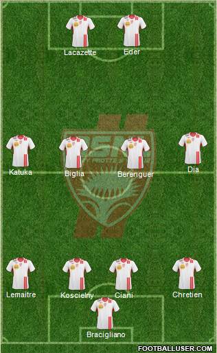 A.S. Nancy Lorraine football formation