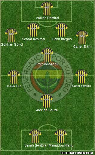Fenerbahçe SK Formation 2011