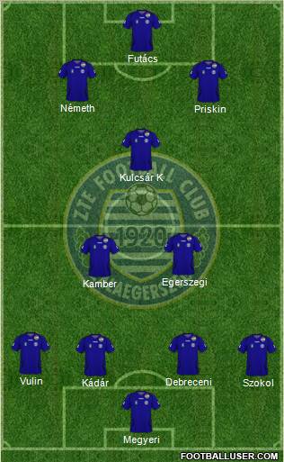 ZTE Football Club Formation 2011