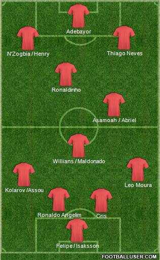 AA Flamengo Formation 2011