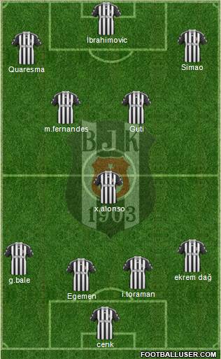 Besiktas JK Formation 2011