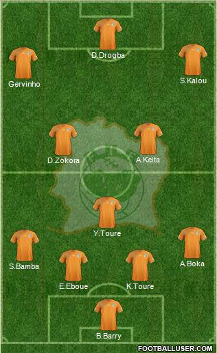 Côte d'Ivoire Formation 2011