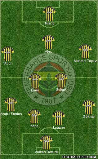Fenerbahçe SK Formation 2011