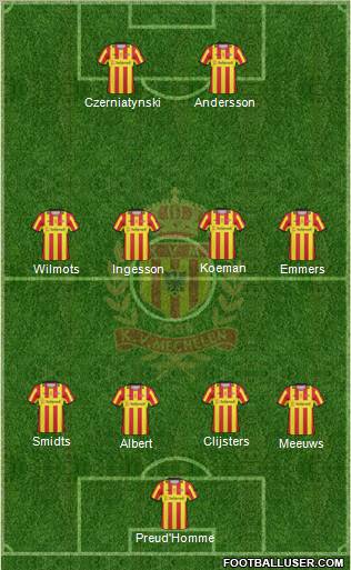 Yellow Red KV Mechelen Formation 2011