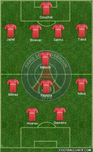 Paris Saint-Germain Formation 2011