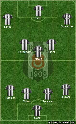 Besiktas JK Formation 2011