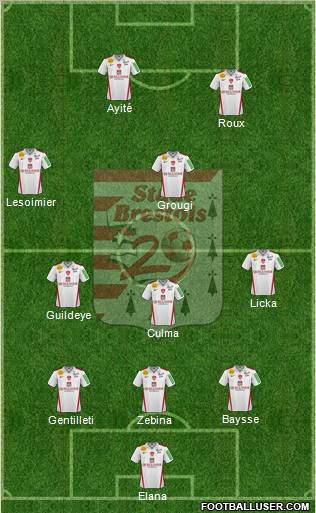 Stade Brestois 29 Formation 2011