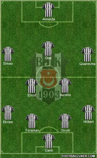 Besiktas JK Formation 2011