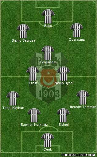 Besiktas JK Formation 2011