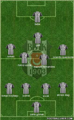 Besiktas JK Formation 2011
