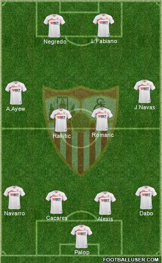 Sevilla F.C., S.A.D. Formation 2011