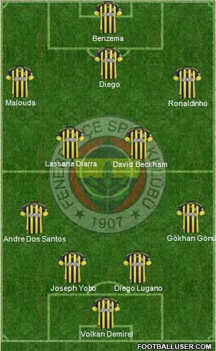 Fenerbahçe SK Formation 2011