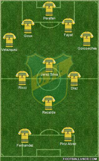 Defensa y Justicia Formation 2011