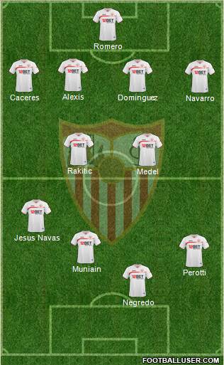 Sevilla F.C., S.A.D. Formation 2011
