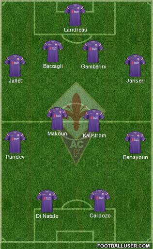Fiorentina Formation 2011