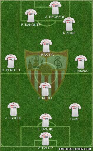 Sevilla F.C., S.A.D. Formation 2011