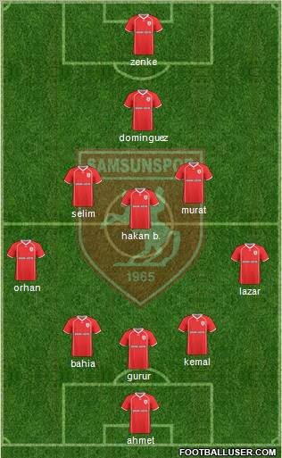 Samsunspor Formation 2011
