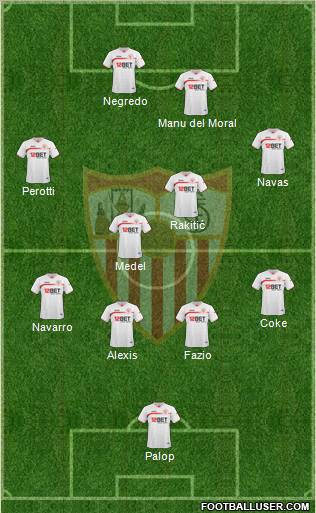 Sevilla F.C., S.A.D. Formation 2011