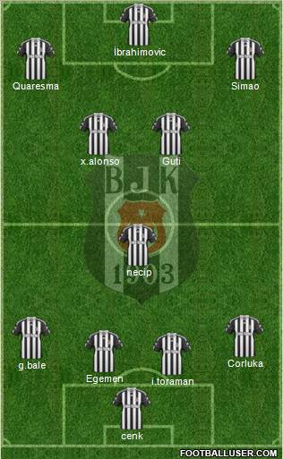 Besiktas JK Formation 2011