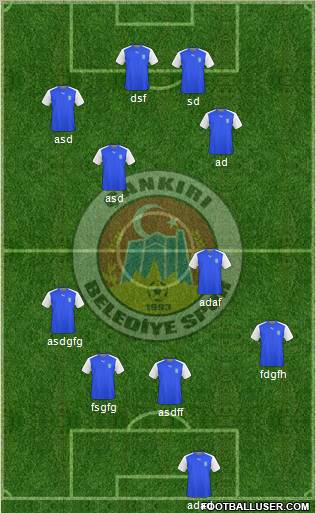 Çankiri Belediyespor Formation 2011